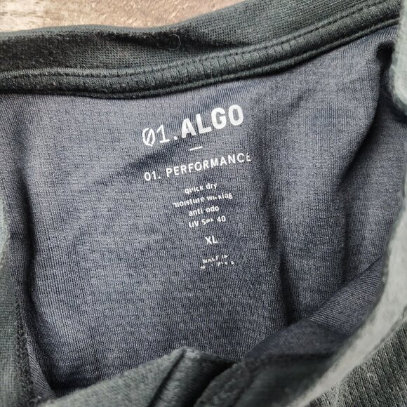 Mens 01.Algo Performance Henley size XL UV Quick Dry Long Sleeve Thermal Shirt - Picture 4 of 8